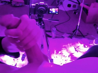 Shemale in stockings barebacked