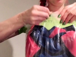 Amateur blondie solo anal masturbation