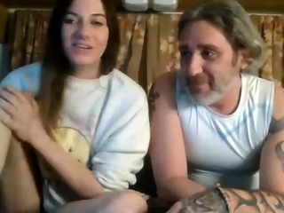 Cute curly brunette solo webcam masturbation