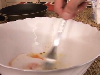 Kitchen femdoms pegging guy in 3some