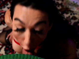 TRANSEROTICA Shemale Bambi Bliss Receives Holiday Fuck