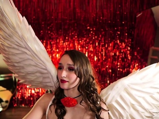 Cute teen anne solo anal masturbation