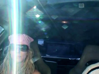 Blonde gets tits out