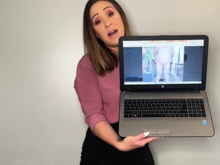 Classy CFNM babe mocking small cocks