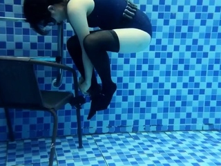 Asian bondage and drowning
