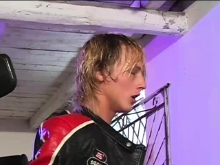 Luis Blava Wild Bareback Sex On Motorcycle Triple Cum Blake