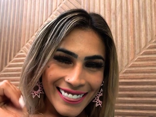 Tattoed tgirl escort teasing her lover