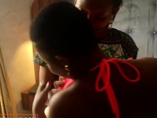 Horny BBW Ebony Makes Stepsis Scream