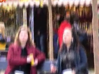 Public amateur fucked outdoors before cumshot