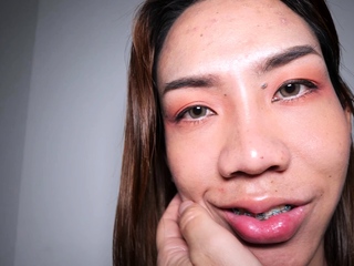 Big cock big boobs Asian ladyboy anal