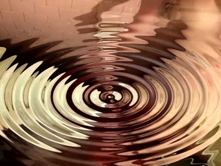 Pissy oral-sex in the bedroom