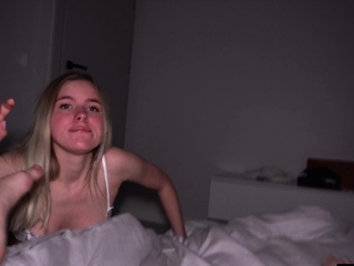 [PornForce] – Big Booty Blonde MANHANDLED In The College