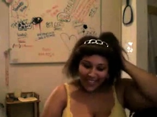 Big-Titted Black BBW Webcam Show