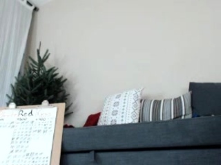 Gorgeous teen girl toying on webcam