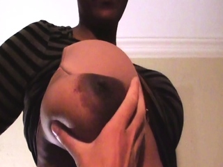 Real amateur African BBW on fake casting
