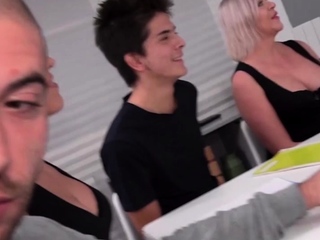 Lets Go Bi Office Orgy Part One