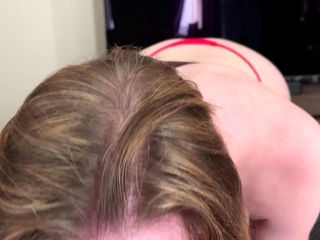 MILF POV Big Cock Blowjob