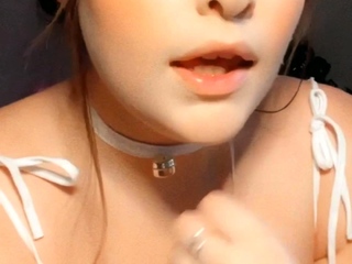 Jessy funny amateur teen brunette toying