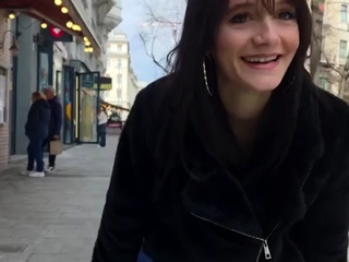 Amateur brunette babe oral and hardcore sex