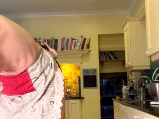 Amateur Mature Masturbation in Black Stockings