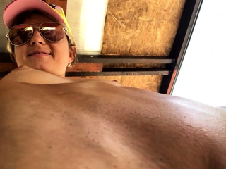 Small titted amateur girlfriend anally fucked outdoors