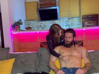 My neighbor paid me back with anal invasion creampie, the