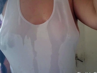 Wet T-Shirt What Would You Do to My Big Boobs?