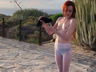 Amateur French Teen Outdoor softcore