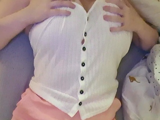 Great Big Boobs On Masturbating Redhead