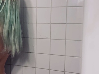 Curly Blonde Teen Records Solo Dildo Masturbation More at