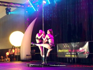 Amateur Blonde Chick Strips To Thong