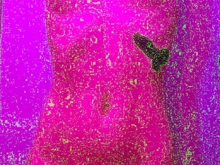 Blonde solo jerking off