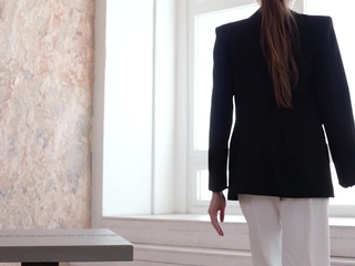 Czech teen reveals her big natural tits