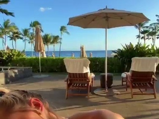 Blonde Blowjob Outdoor