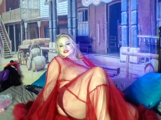 Cute blonde with big boobs solo