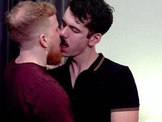 Gorgeous FTM stud fucked by tall hung DILF