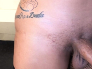 Hugeass inked trans buttdrilled by BBC