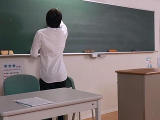 Sexy japanese teens creampie threesome