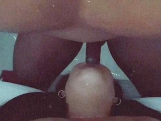 Blonde amateur girl blowjob and fucking to cumshot in face