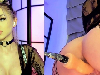 Blonde Dual Cam View by Her Fuck Machine