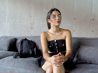 Nerdy latina teen gets freaky at casting
