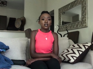 Bubble Butt Black Teen Pussy Stretched