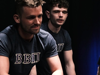 Zander Woodz gangbanged by three frat bros