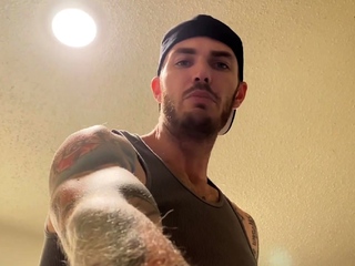 Solo Cock Jerking POV With Tattooed Dude