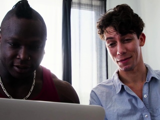 OMG! See what happens when two guys watch porn together!
