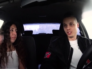 Young and crazy porn cockslut joins big-arsed cast for car