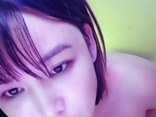 Pink nipple teen fucks her toy