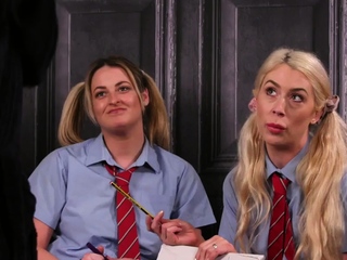 Horny amateur voyeurs teasing wanker