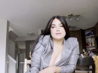 Hot brunette from squirt masturbating on webcam