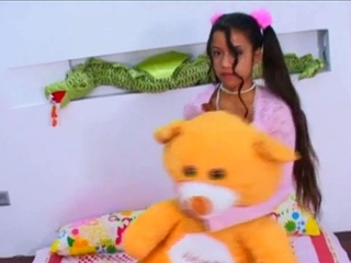 Stockinged latina slut lupe